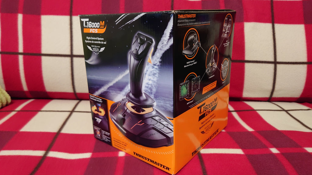 Thrustmaster T16000M FCS Hotas Joystick Controller USB for PC Black T.16000M